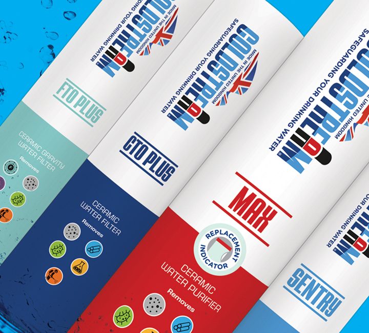 Coldstream Water Filters Branding Packaging and Artwork